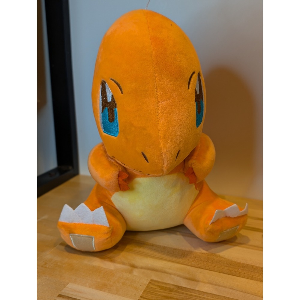 Pokemon Charmander Plush Stuffed Animal Toy Orange Red Yellow Tail 12 inches‎